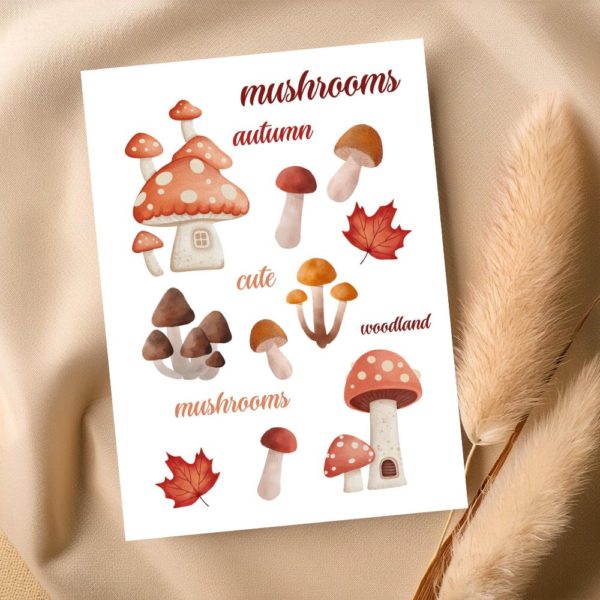 stickers mushrooms