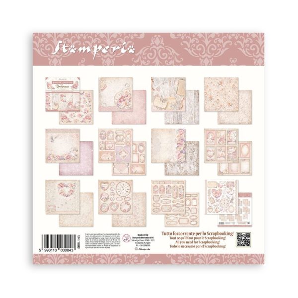 Blocco di carte scrap Romance Forever Stamperia - immagine 2