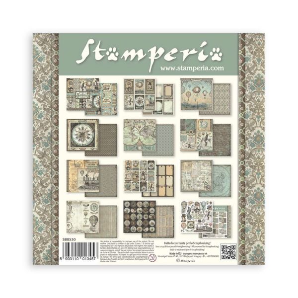 Blocco di carte scrap Voyage Fantastiques Stamperia - immagine 2