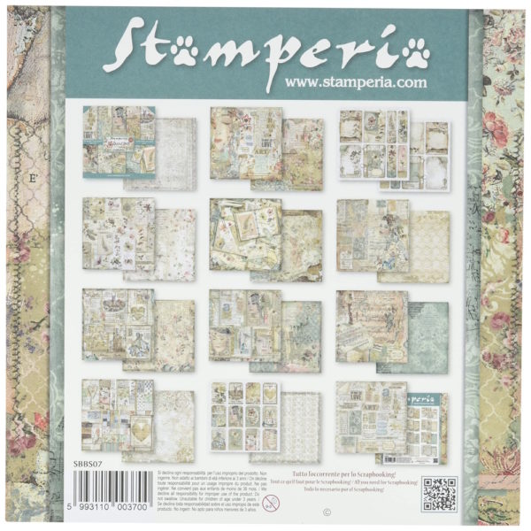 Blocco di carte scrap Imagine Stamperia - immagine 2