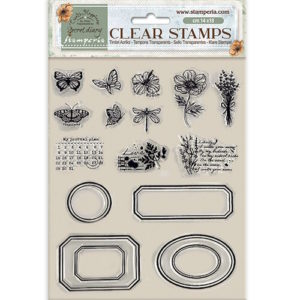 timbri per scrapbooking secret diary stamperia