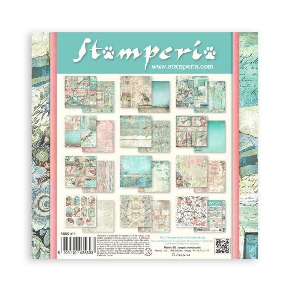 Blocco di carte scrap Wonderland Stamperia - immagine 2